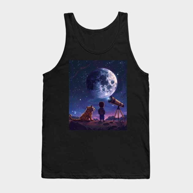 Calvin and Hobbes Reality Tank Top by QuickMart